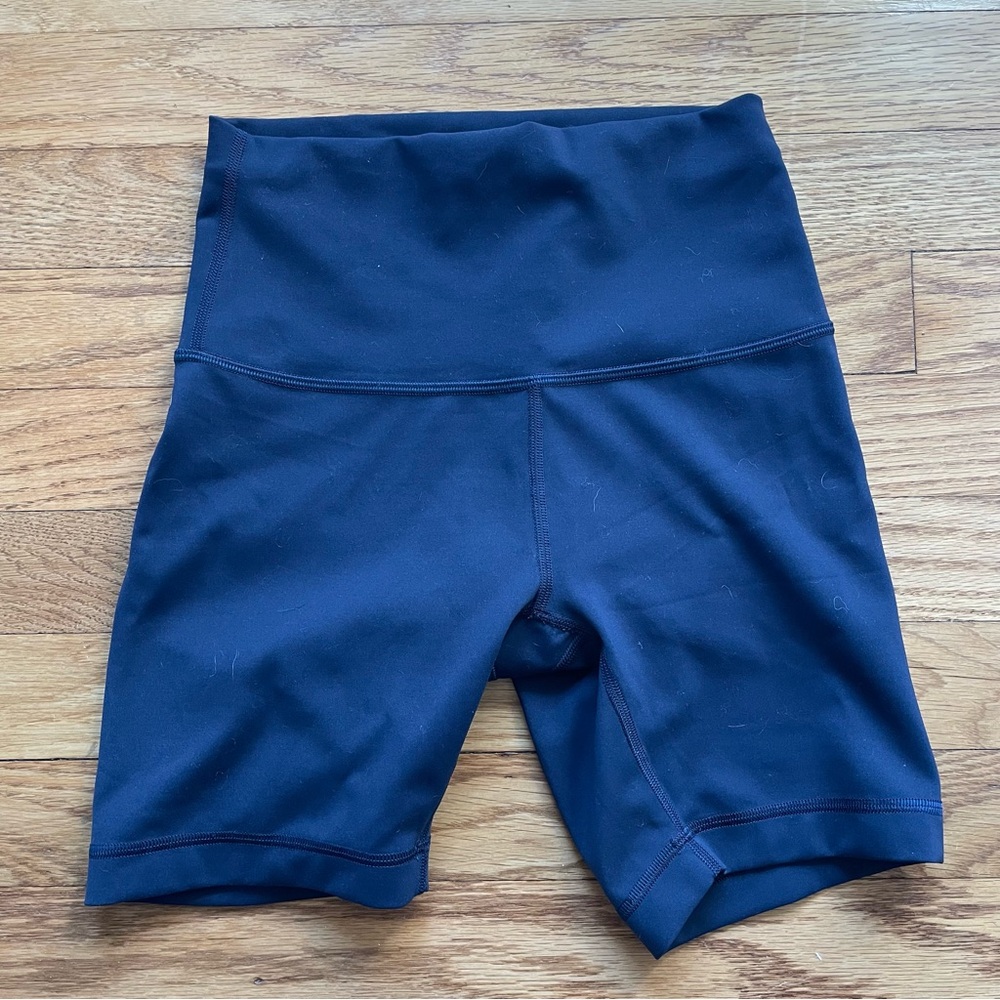 Lululemon High-Waist Navy Women’s Bike Shorts 4